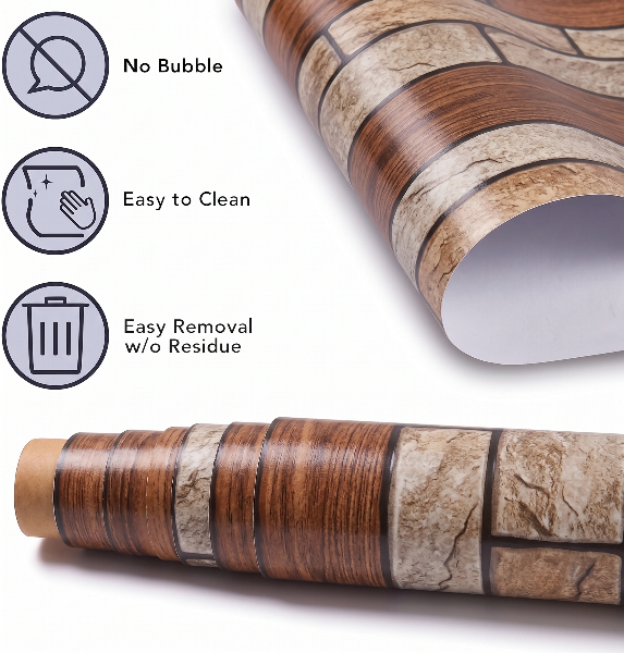 Self Adhesive Stone Brick Marble Sheet
