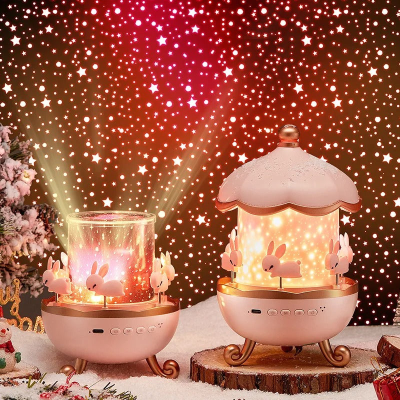 Rechargeable Rotating Creative Cartoon Projector