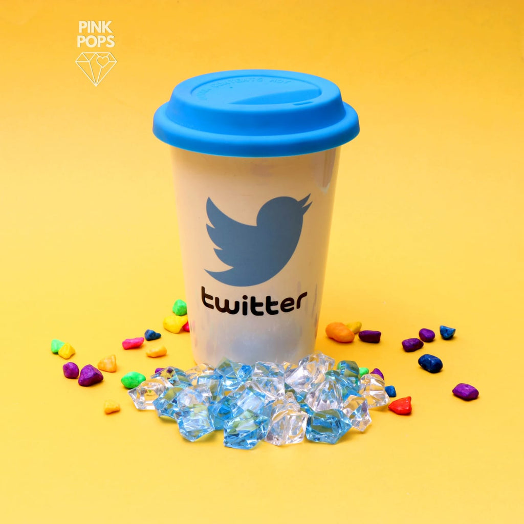 Ceramic Travel Coffee Mug (Random Design)