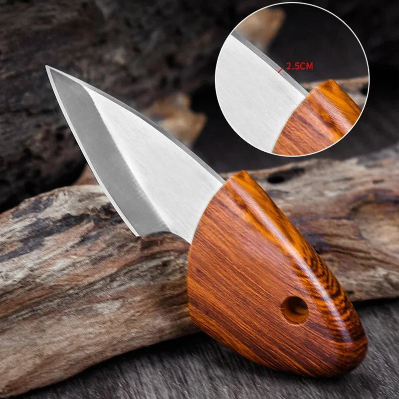 Wooden Handle Mini Pocket Knife Pack of 3
