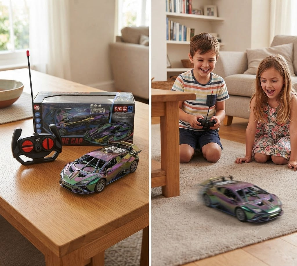 Rechargeable Multi Color Control Remote Racking Car