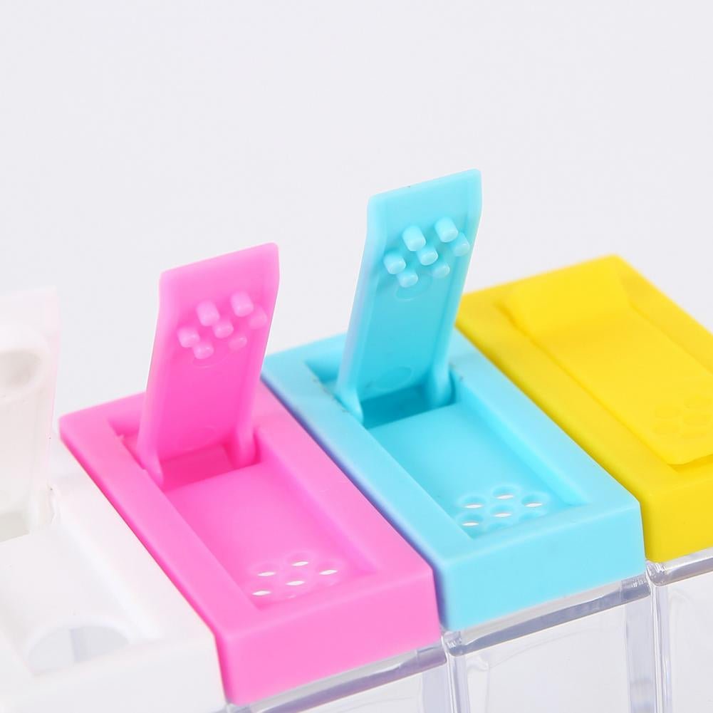 6Pcs Spice Jar Set Home Storage Container with Tray Rack. - Easy Wholesale