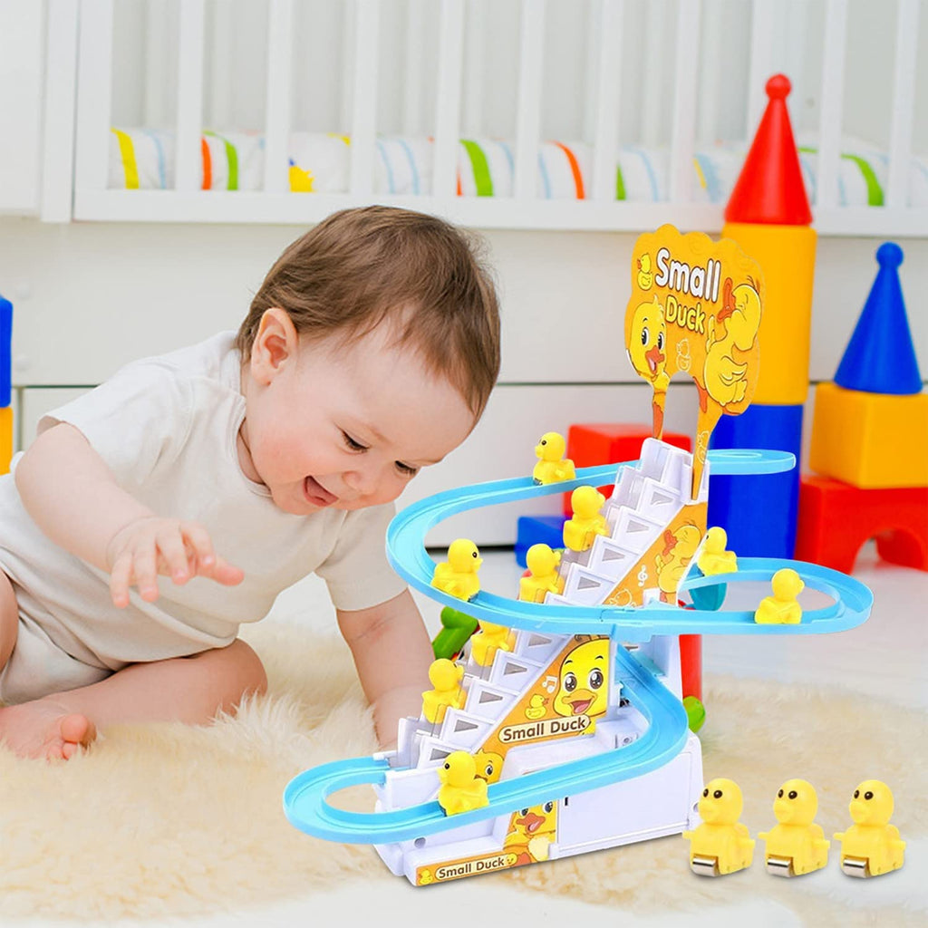 Cute Small Baby Duck Roller Coaster Toy