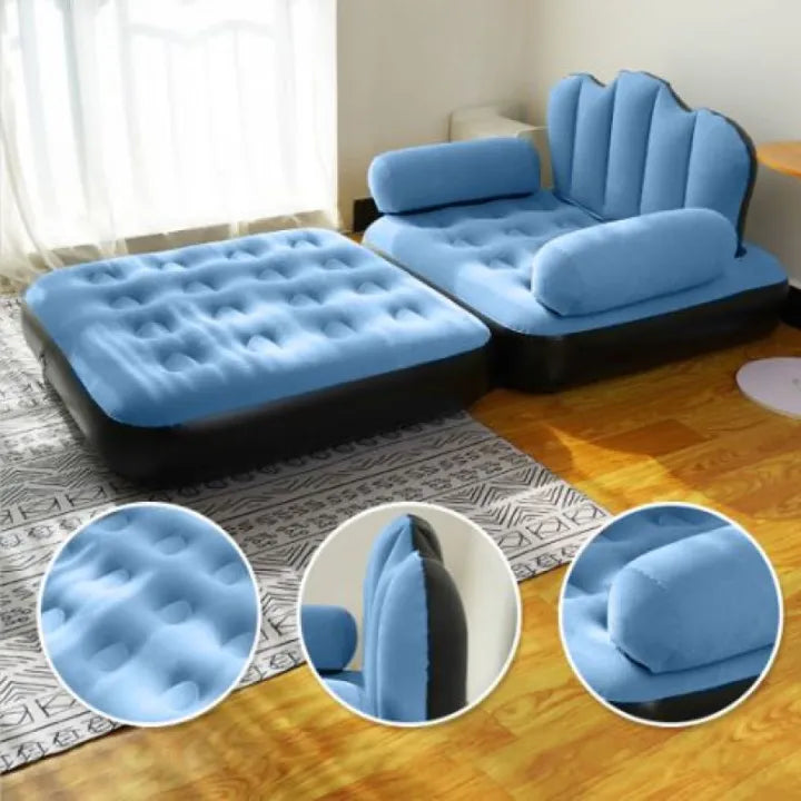 Folding Dual-Purpose Inflatable Sofa & Bed