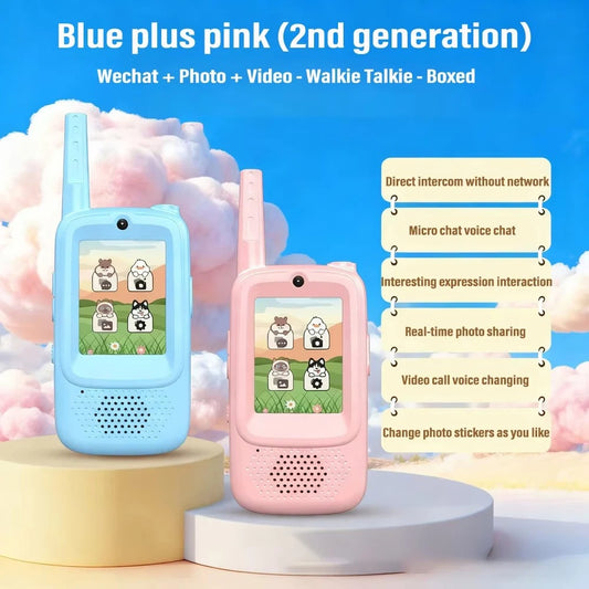 Rechargeable Video Walkie Talkie for Kids