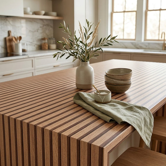 Waterproof Wood Texture Marble Sheet (60cm x 2m)