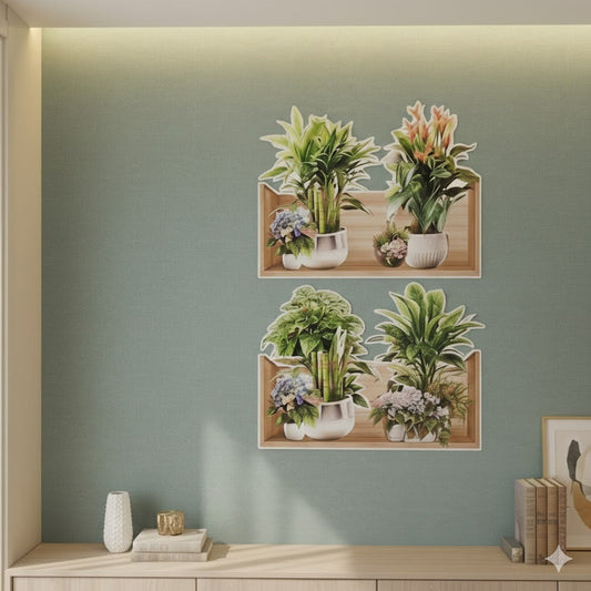 Simulation Plant Wall Sticker