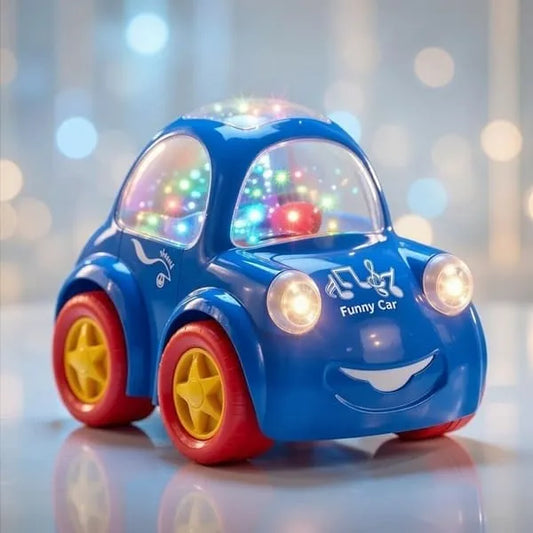 Musical Bump and Go Funny Car with Multi Lights