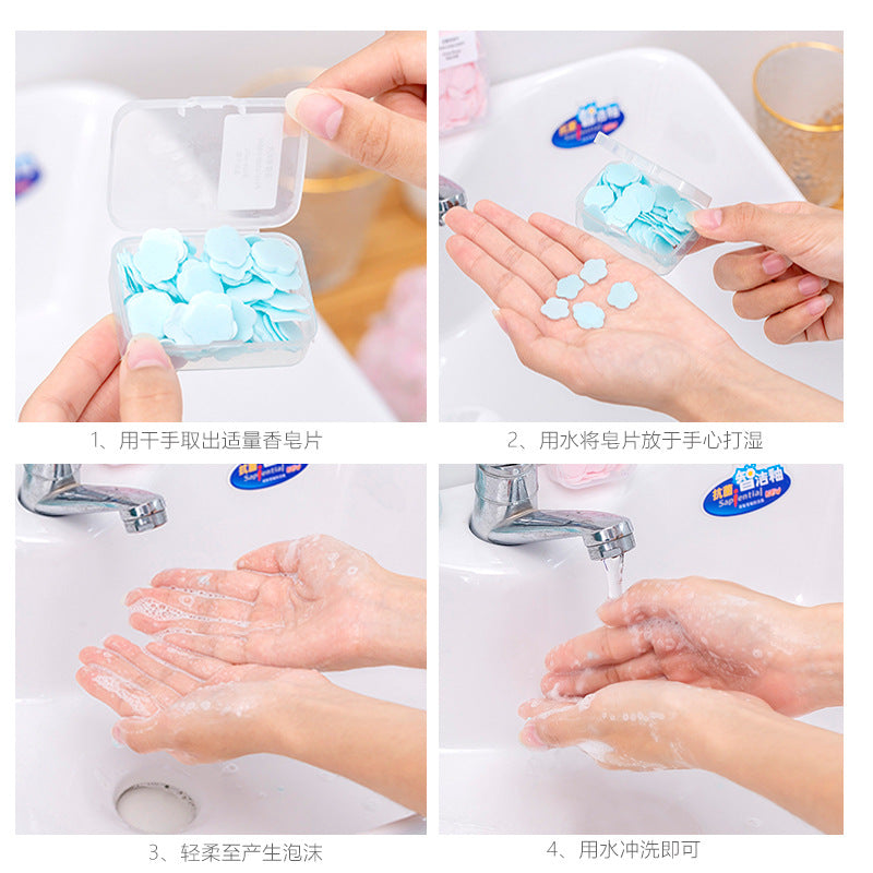 Portable Petal Paper Soap