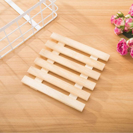 1PC Wooden Heat Resistant Table Mat