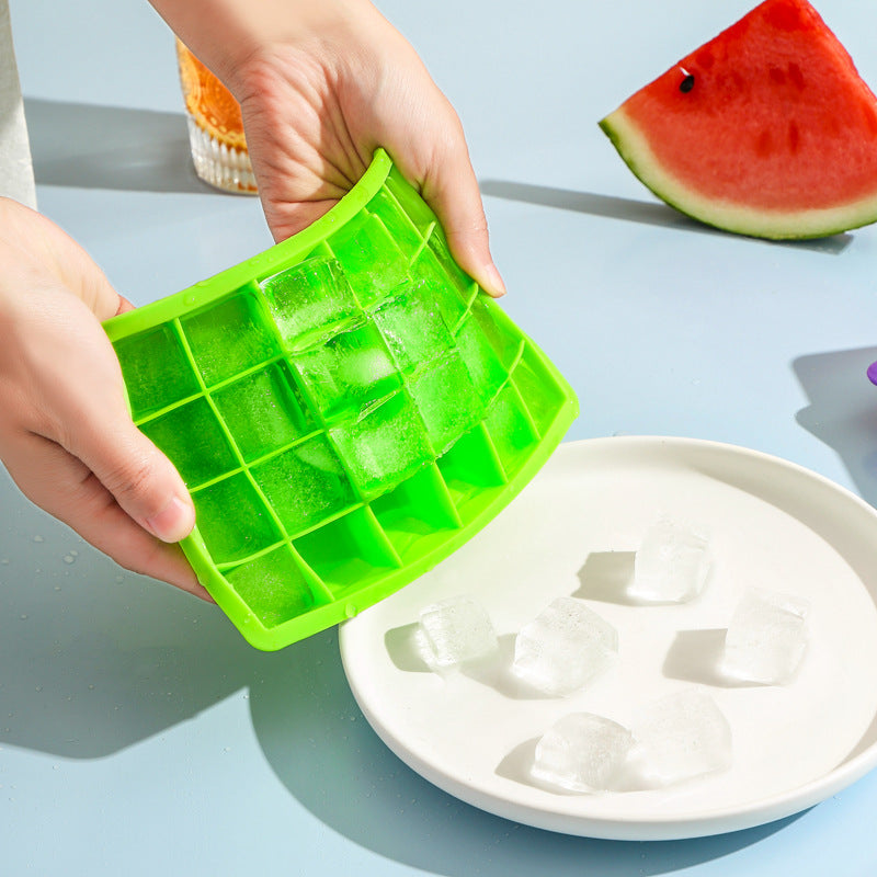 15 Grid Silicone Ice Tray With Lid