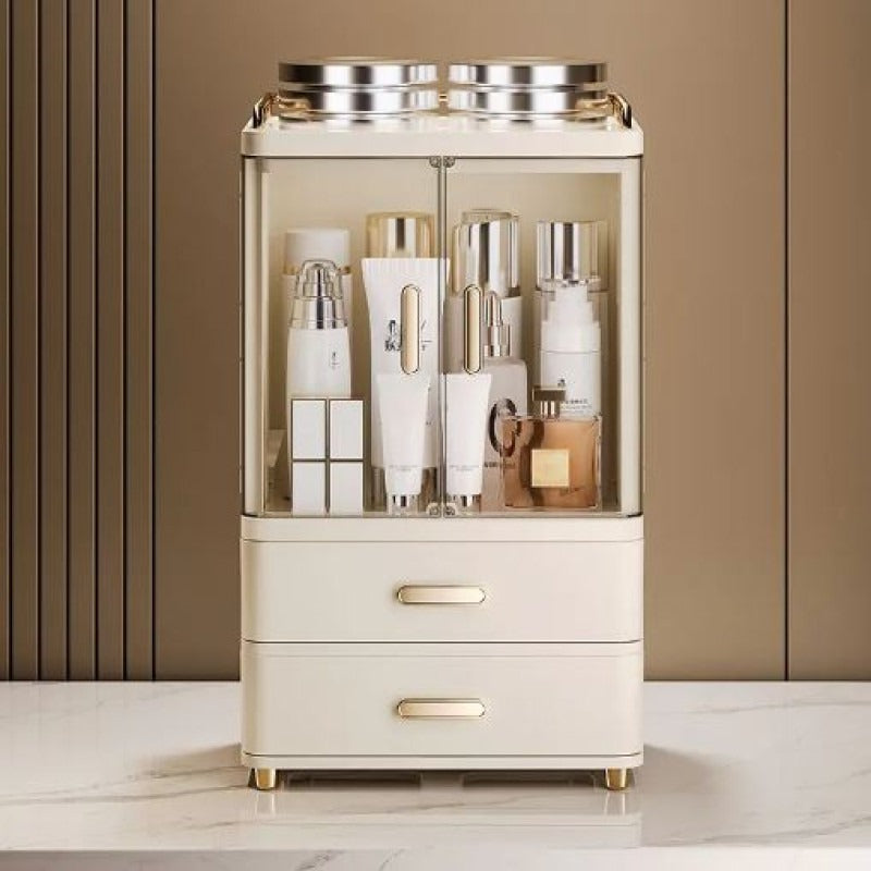 Double-Door Pretty Cosmetics Organizer