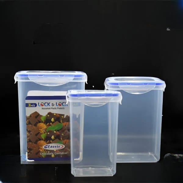 3Pcs Set Airtight Food Storage Jar