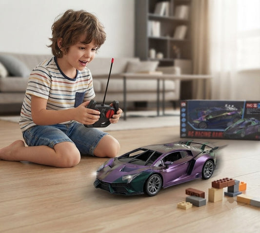 Rechargeable Multi Color Control Remote Racking Car