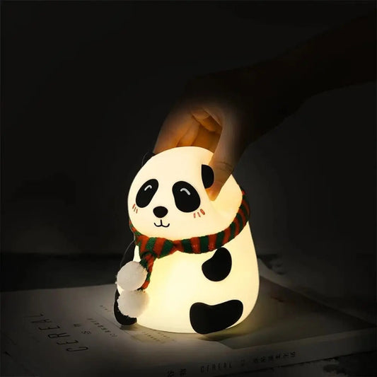 Rechargeable Silicon Panda Sensor Lamp