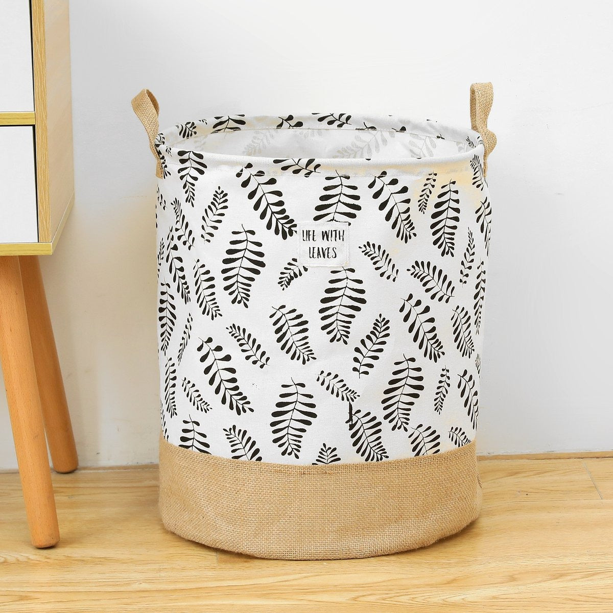 Folding Laundry Basket with Handle