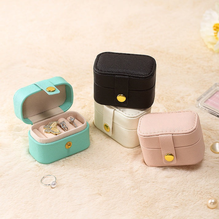 Mini Portable Small Jewelry Rings Storage Box