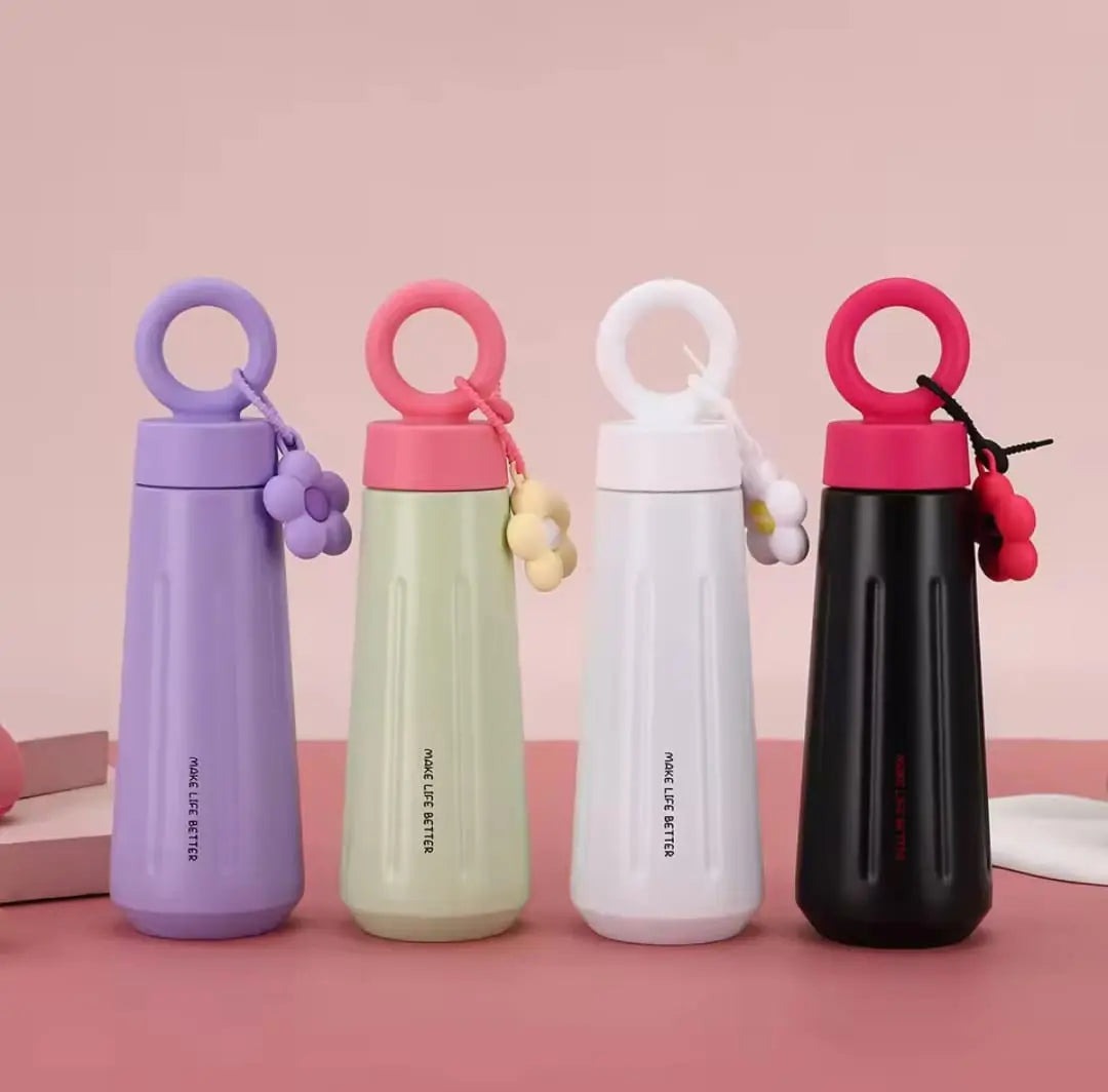Stainless Steel Flower Thermal Bottle