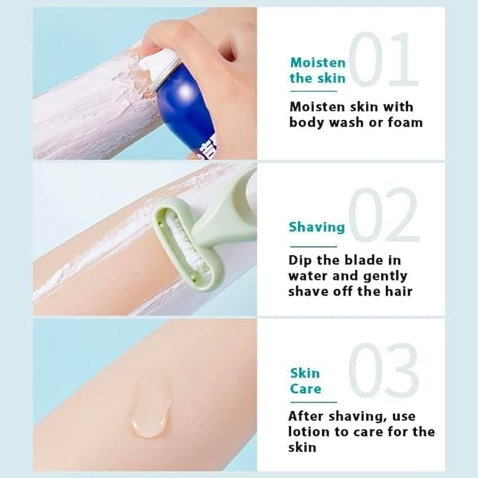 Reusable Razor For Efficient Body Hair Removal