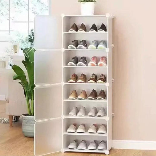 Space-Saving Attachable Cabinet Shoe Rack