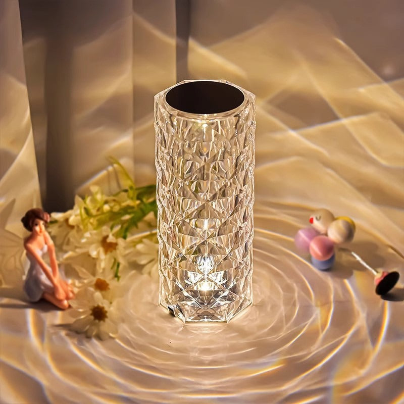 Rechargeable LED Crystal Diamond Lamp