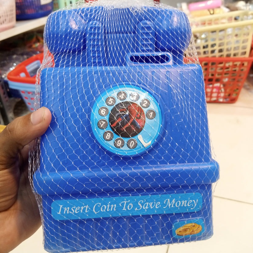 Telephone Shape Plastic Coin Box