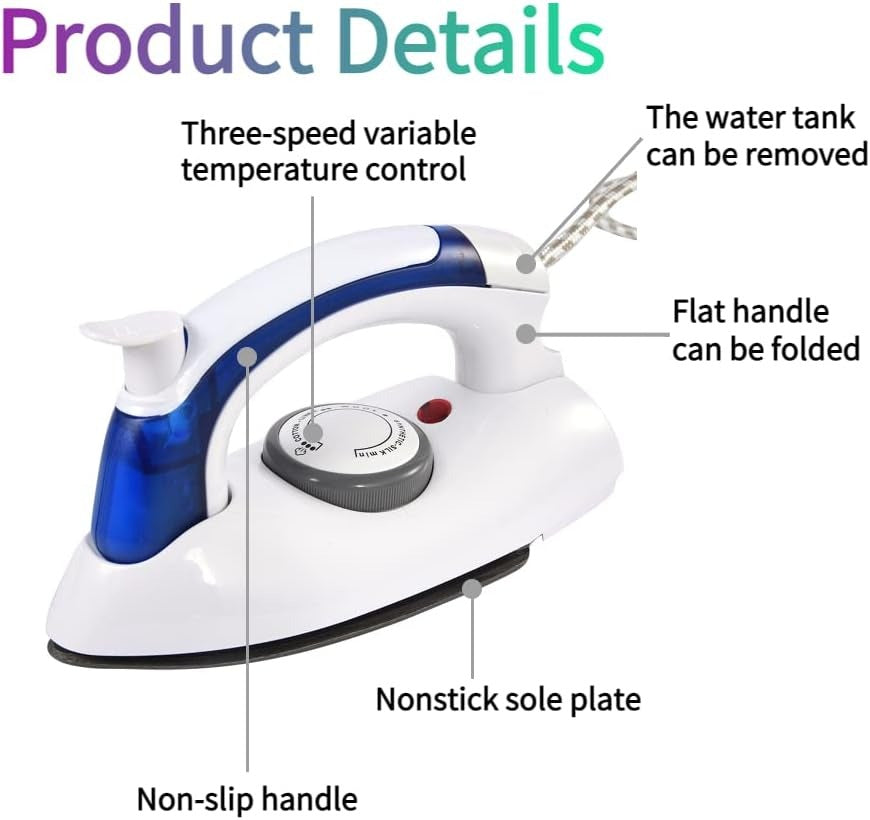 Portable Folding Compact Steam Iron