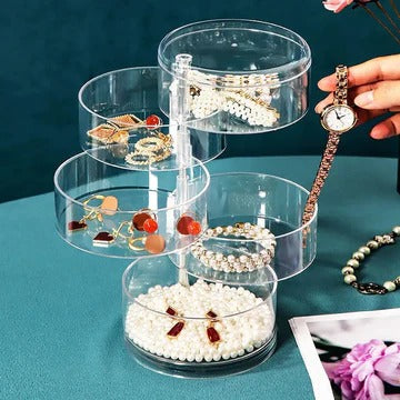 360 Rotatable 5 Layer Jewelry Storage Organizer