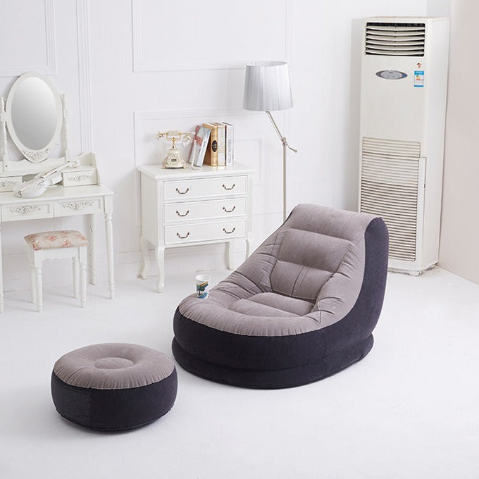 PVC Inflatable Sofa with Ottoman