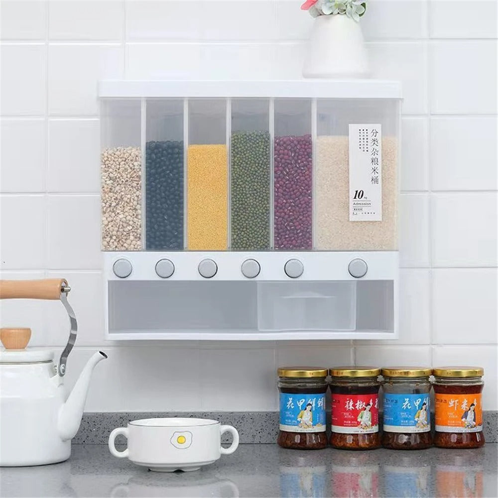 Wall Mounted Cereal & Rice Dispenser