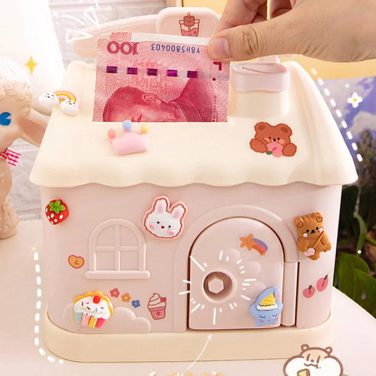 Plastic House Shape Money Saving Box
