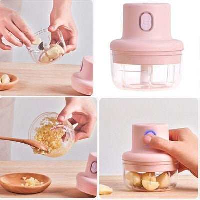 Re-chargeable Intelligent Electric Garlic Machine Garlic Cutter. - Easy Wholesale