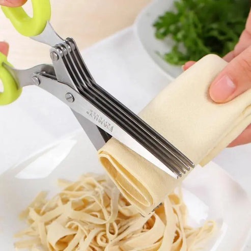 5 Layer Stainless Steel Kitchen Scissors