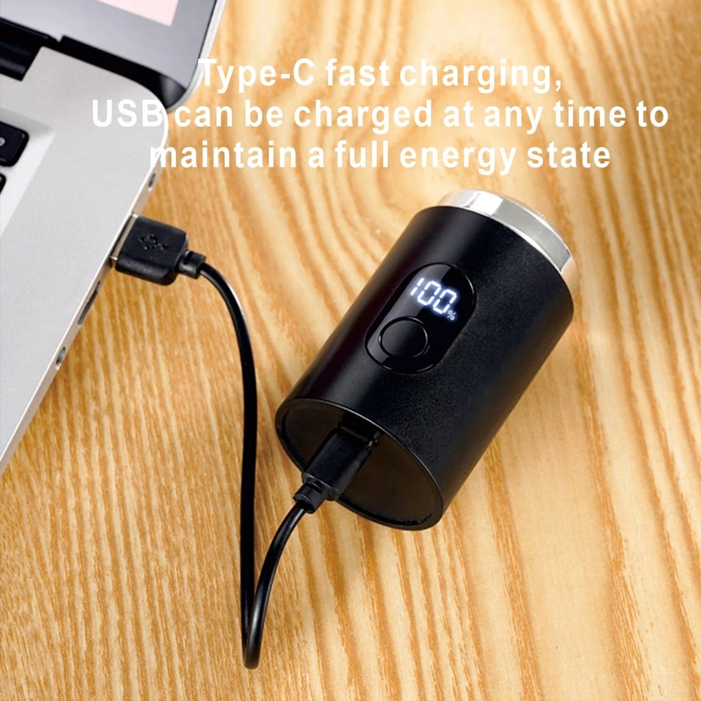 Rechargeable Mini Portable Shaver with Digital Display