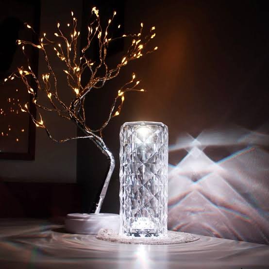 Rechargeable LED Crystal Diamond Lamp