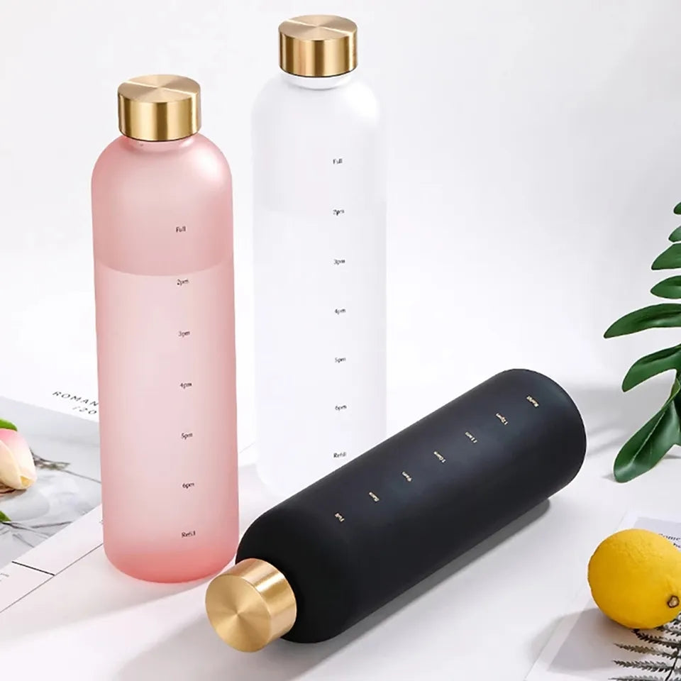 Beautiful Frosted Water Bottle