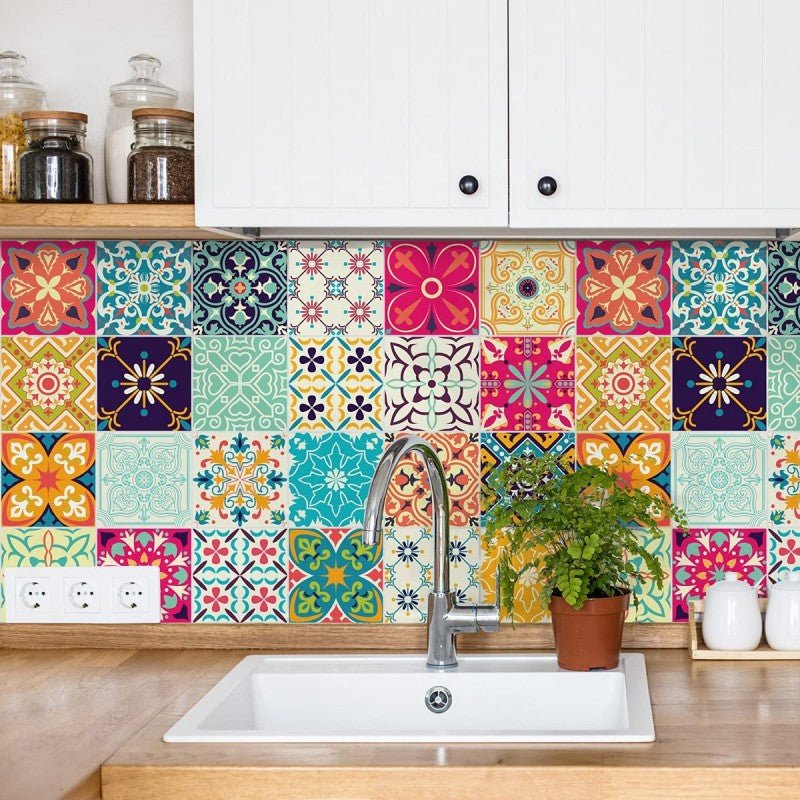 12pcs Self Adhesive Tile Stickers for Home Decor - Easy Wholesale