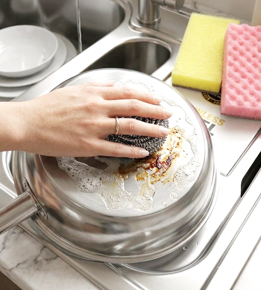 4PCs Sponge Kitchen Cleaning Set