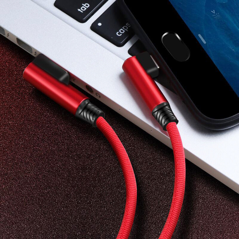 Elbow Data Charging Cable For I Phone