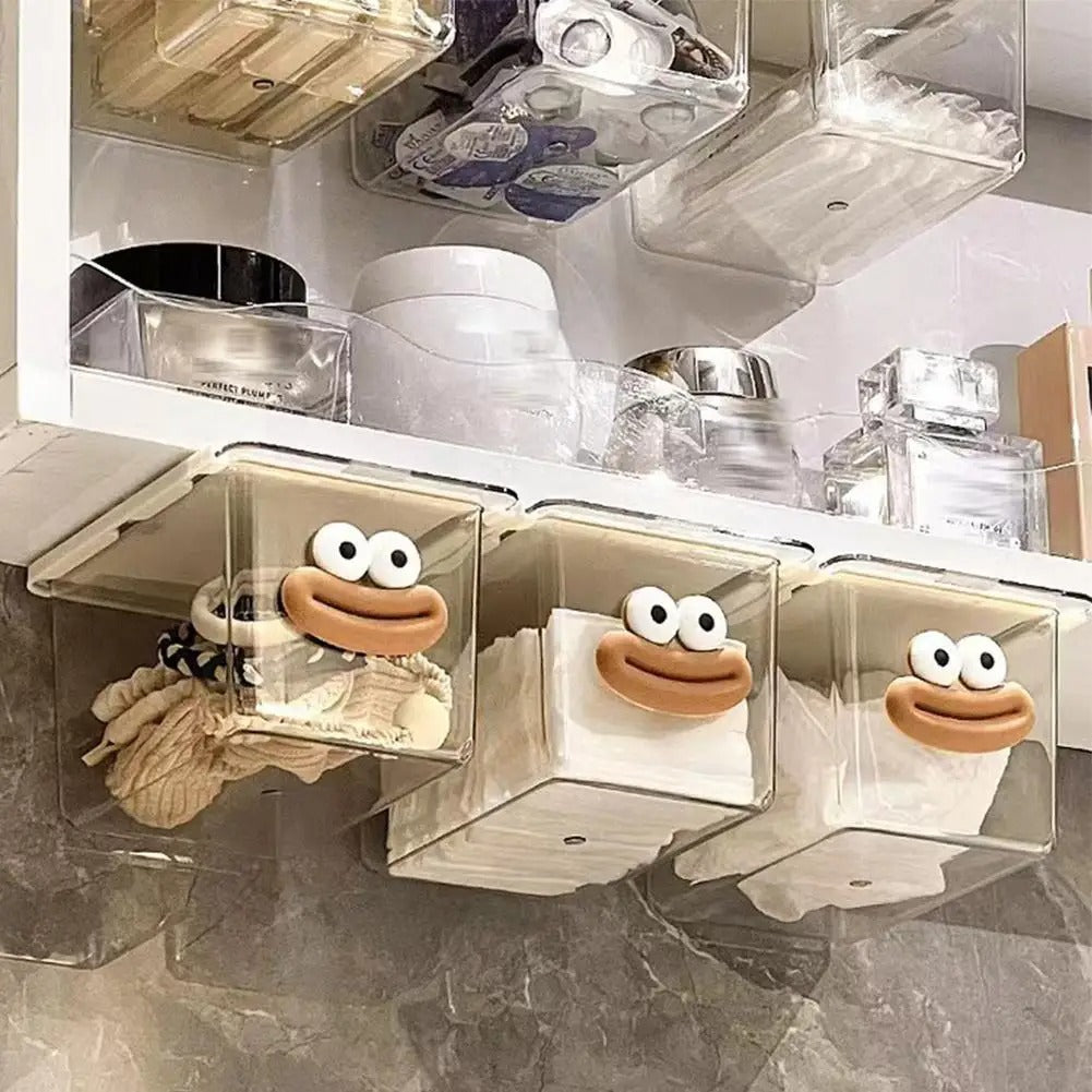 Self Adhesive Pull-Out Drawer Style Storage Box