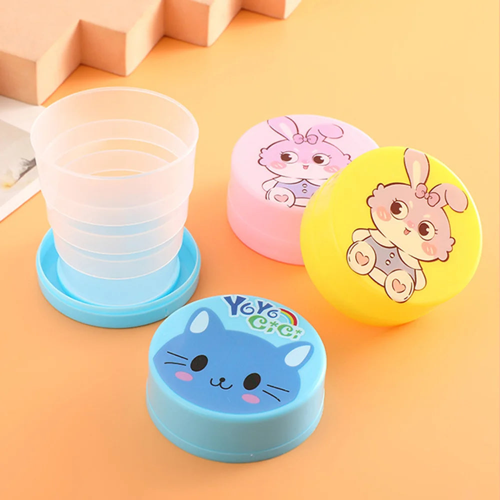 2pc Pocket-Sized Colorful Kids Travel Cup