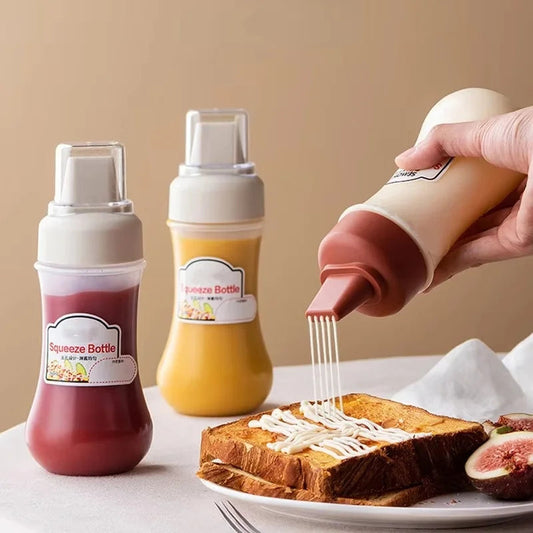 5 Hole Plastic Sauce Squeeze Bottle
