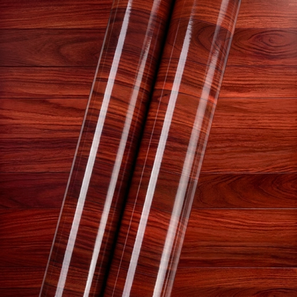 Self Adhesive Red Wooden Marble Sheet