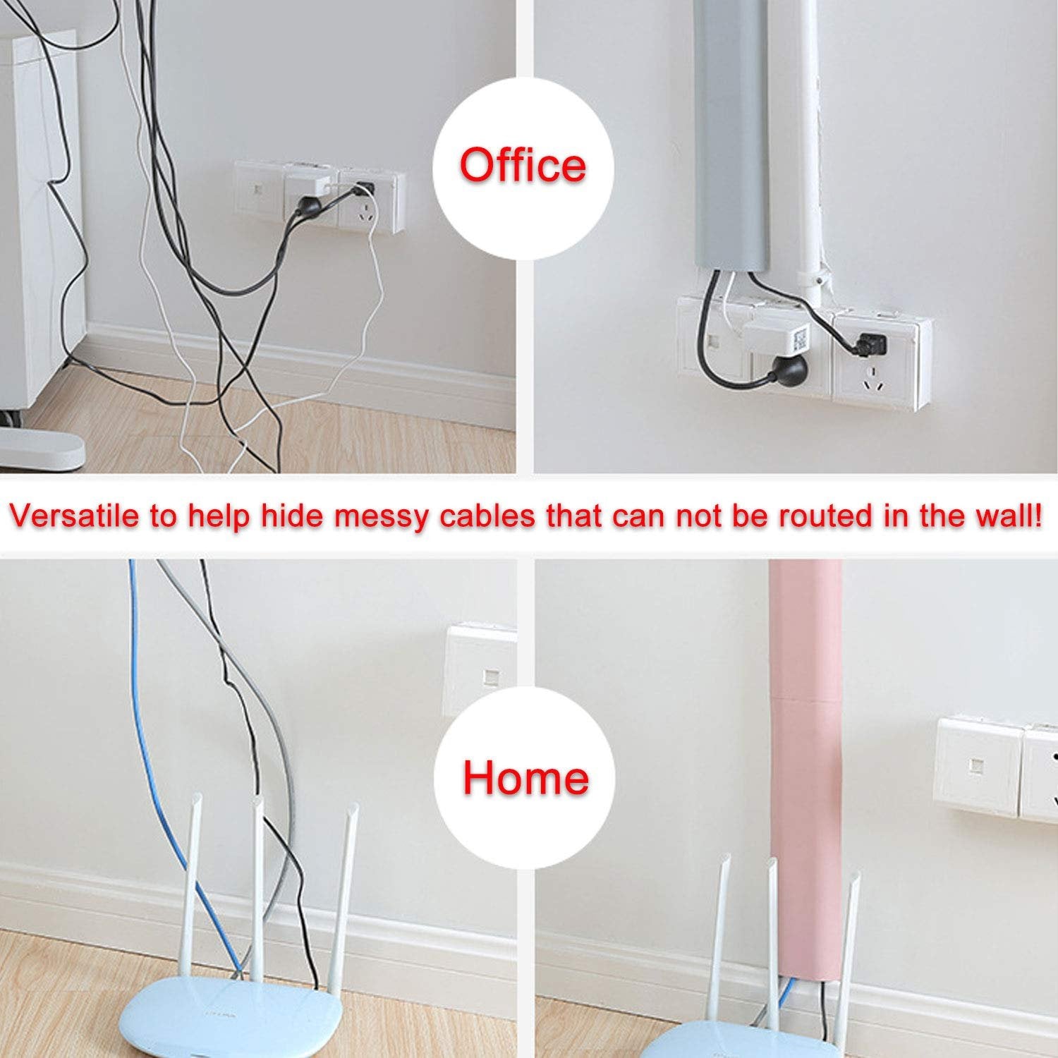 1pcs Safe Hide TV Cable Cover Wire Cord Home Organizer - Easy Wholesale