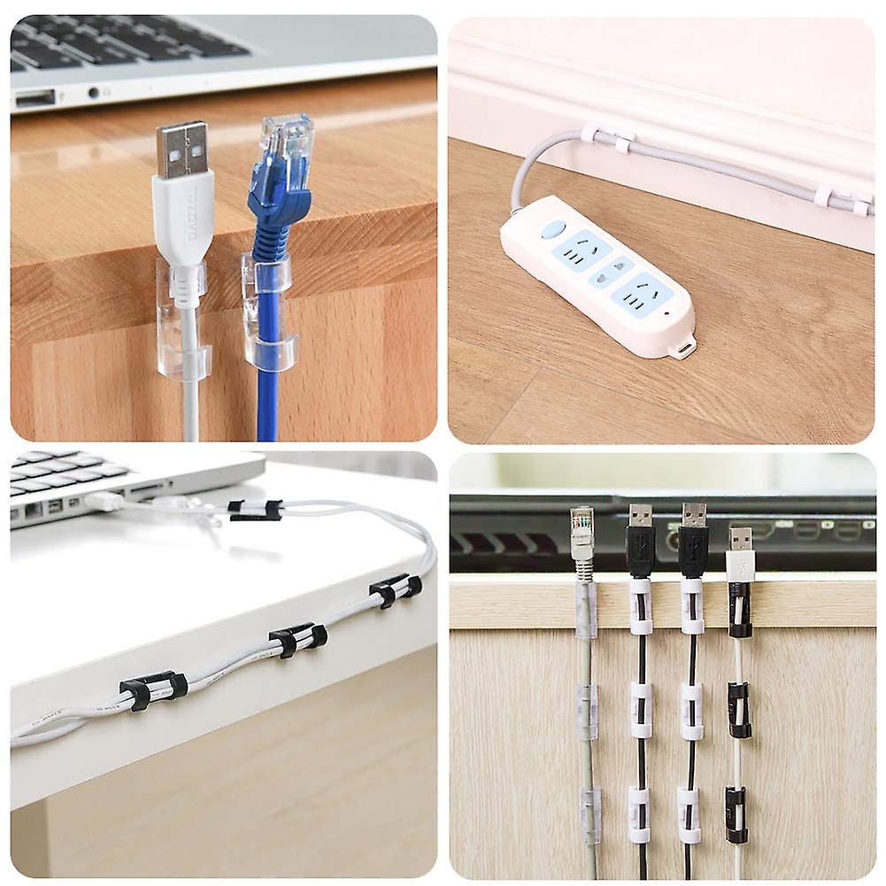 Self Adhesive Wire Organizer Cable Clip (Pack Of 16)