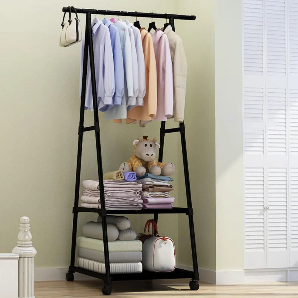 Mobile Triangular Racks Multipurpose Triangle Rack with Movable Wheel – Memon Gadgets