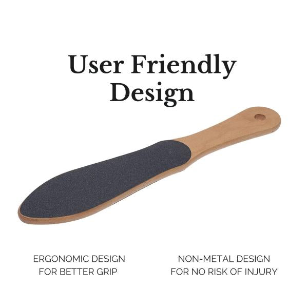 Dual Sided Wooden Foot Filer