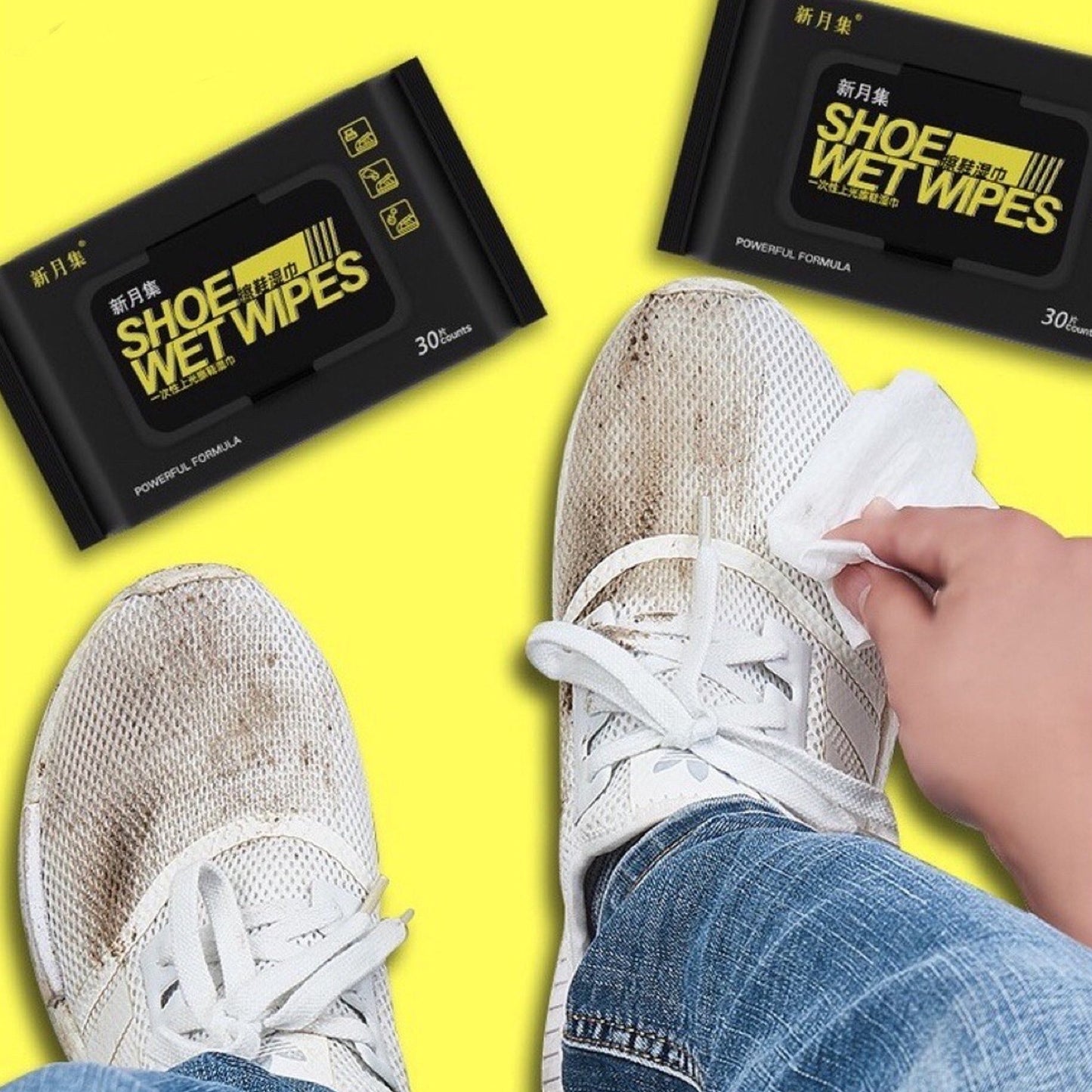 Disposable Shoe Cleaning Wet Wipes