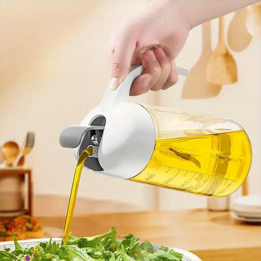 Auto Open Glass Oil Dispenser 630ML