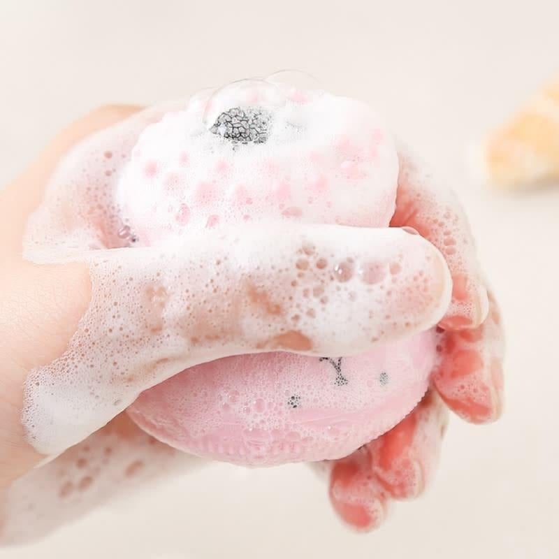 Silicone Design Octopus Shape Facial Sponge Cleansing Brush, Face Pore Cleaner, Acne & Oil Removal